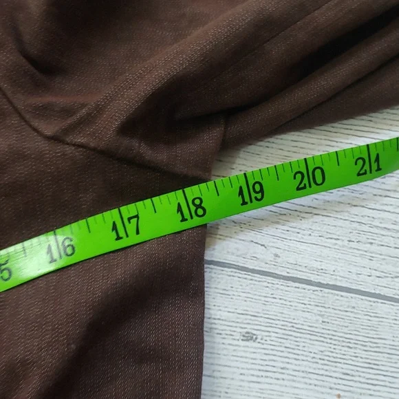 Robert Louis Y2K Chocolate Brown Belted Tench-style Shacket – Size S - Picture 5 of 6